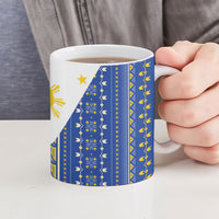 Philippines Sun Ceramic Mug Igorot Tribal Inspiration