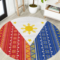Philippines Sun Round Carpet Igorot Tribal Inspiration