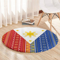 Philippines Sun Round Carpet Igorot Tribal Inspiration