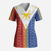 Philippines Sun Scrub Top Igorot Tribal Inspiration