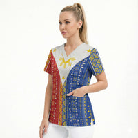 Philippines Sun Scrub Top Igorot Tribal Inspiration