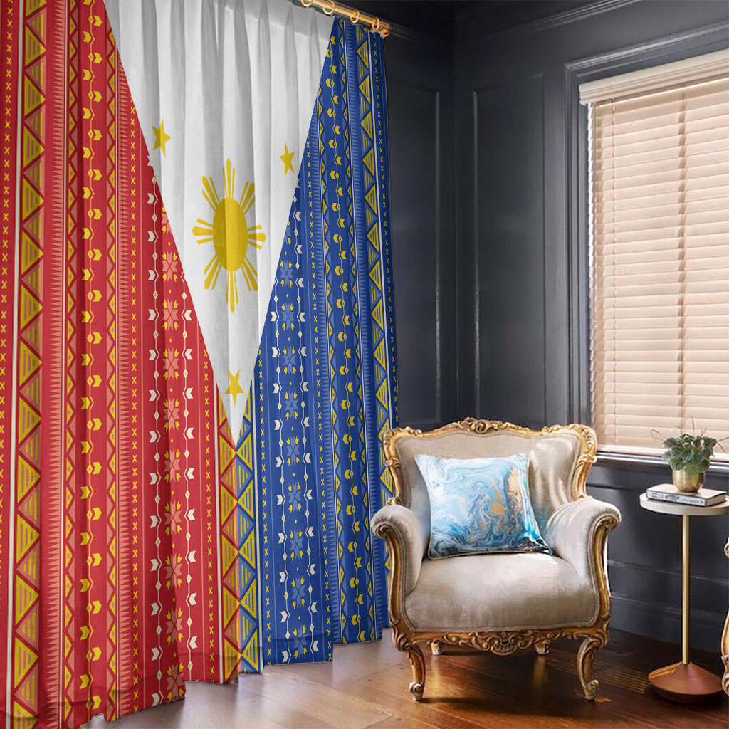 Philippines Sun Window Curtain Igorot Tribal Inspiration