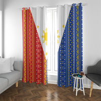 Philippines Sun Window Curtain Igorot Tribal Inspiration