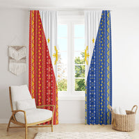 Philippines Sun Window Curtain Igorot Tribal Inspiration