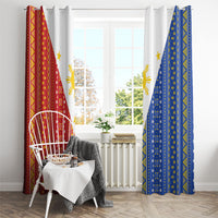 Philippines Sun Window Curtain Igorot Tribal Inspiration