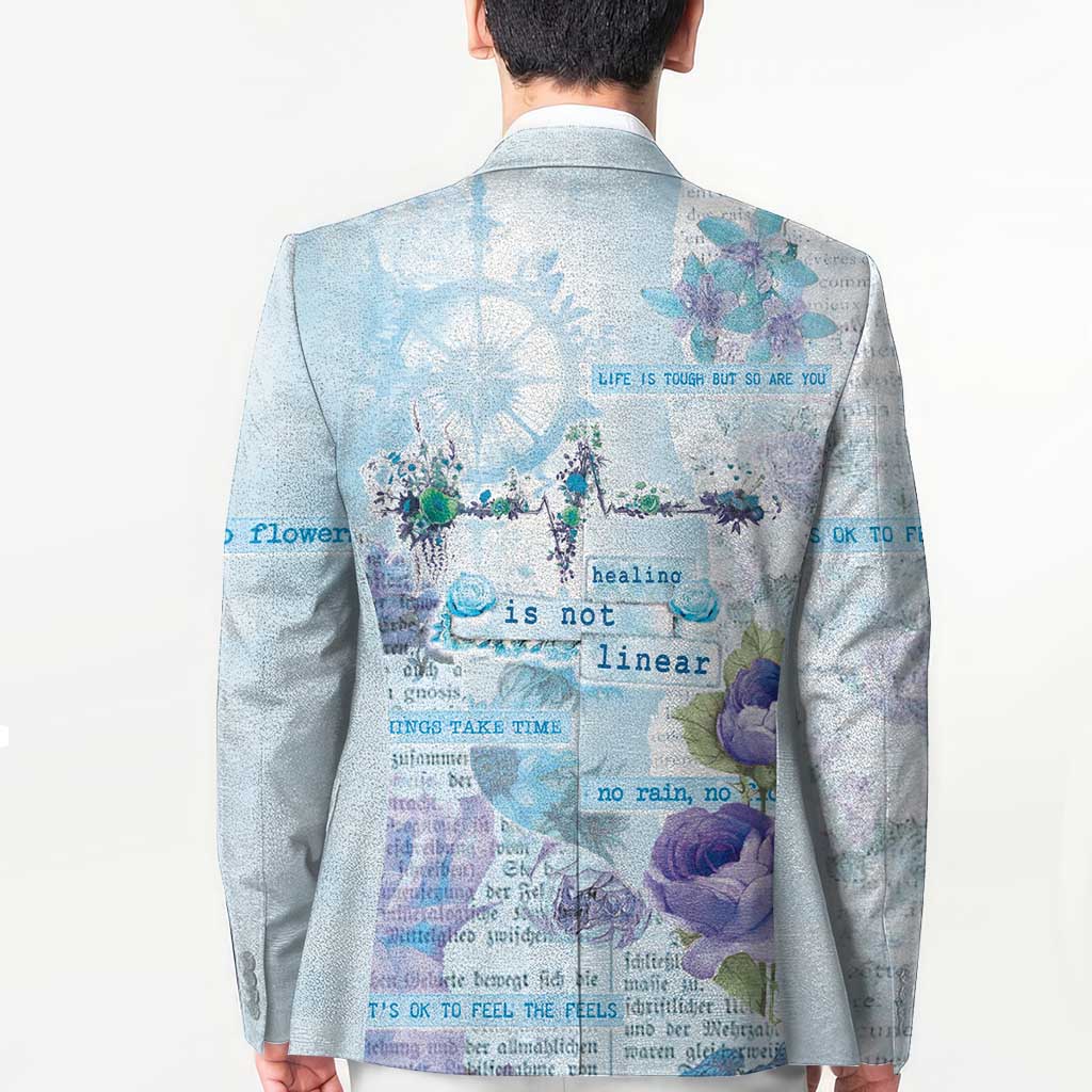 Mental Health Blazer Healing Is Not Linear - Wonder Print Shop