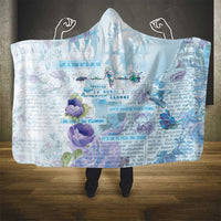 Mental Health Hooded Blanket Healing Is Not Linear - Wonder Print Shop
