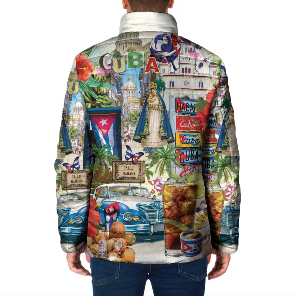 Cuba Libre Padded Jacket The Culture Of Cuba - Wonder Print Shop