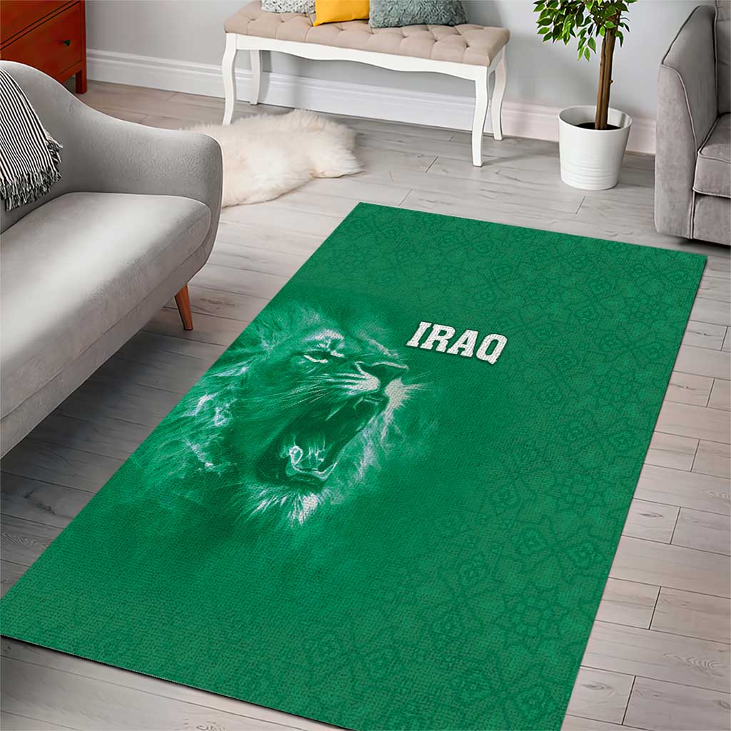 Iraq Football Area Rug Go Champions - Wonder Print Shop