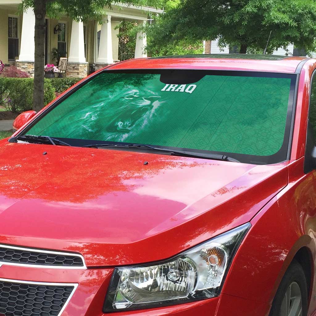 Iraq Football Auto Sun Shade Go Champions - Wonder Print Shop