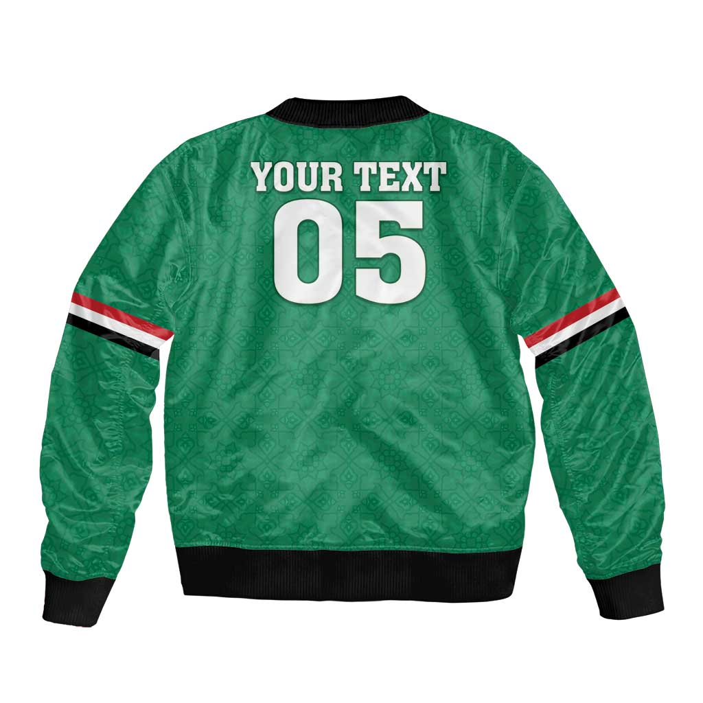 Custom Iraq Football Bomber Jacket Go Champions - Wonder Print Shop