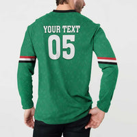 Custom Iraq Football Button Sweatshirt Go Champions - Wonder Print Shop