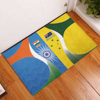 India Vs Australia Cricket Rubber Doormat Final Matchup - Wonder Print Shop