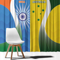 India Vs Australia Cricket Window Curtain Final Matchup - Wonder Print Shop