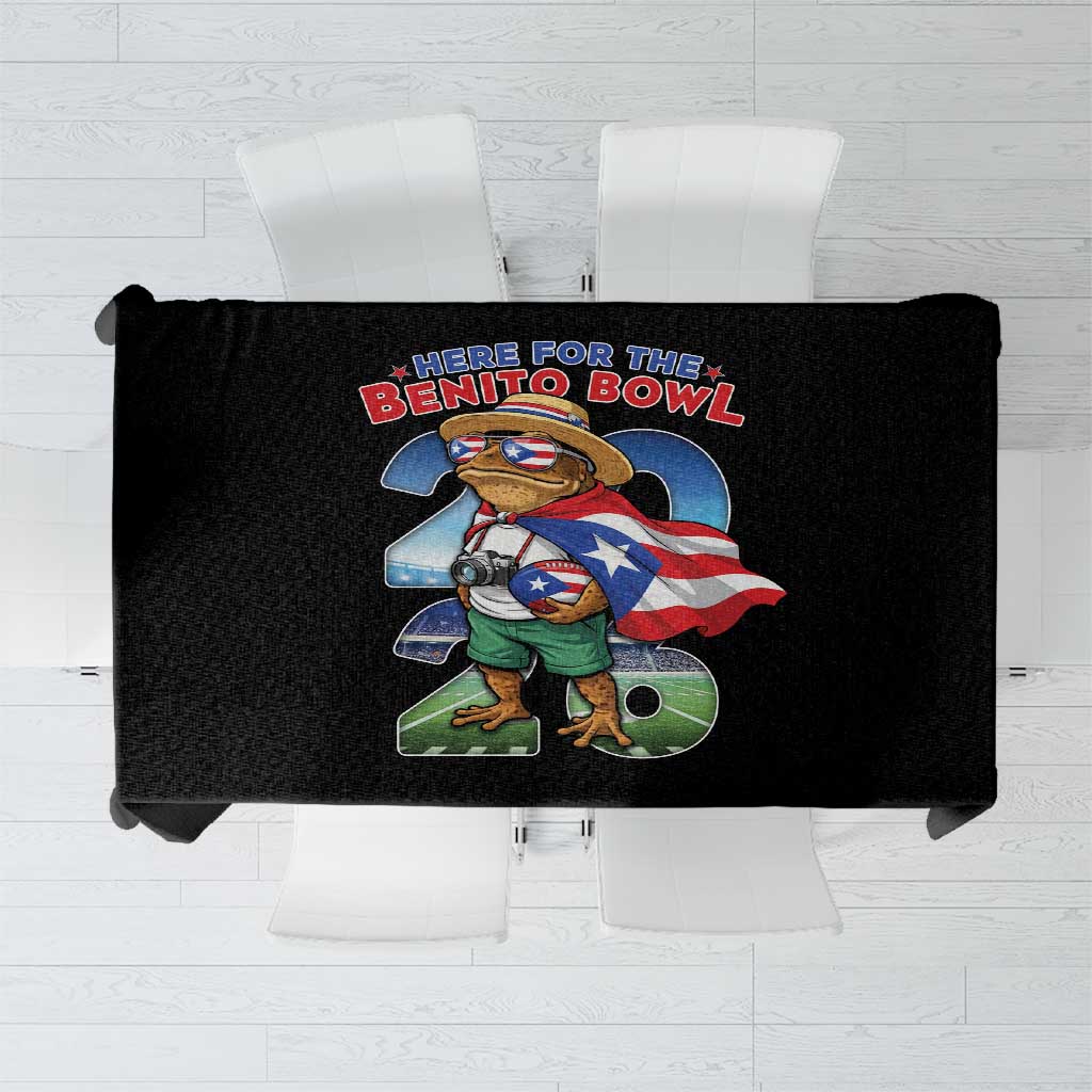 Puerto Rico Coqui Frog Tablecloth Here For The Benito Bowl
