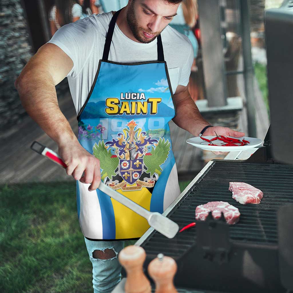Saint Lucia 1979 Apron Happy Independence Day