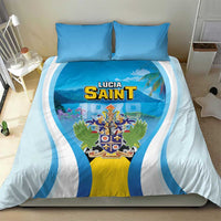 Saint Lucia 1979 Bedding Set Happy Independence Day