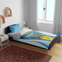 Saint Lucia 1979 Bedding Set Happy Independence Day