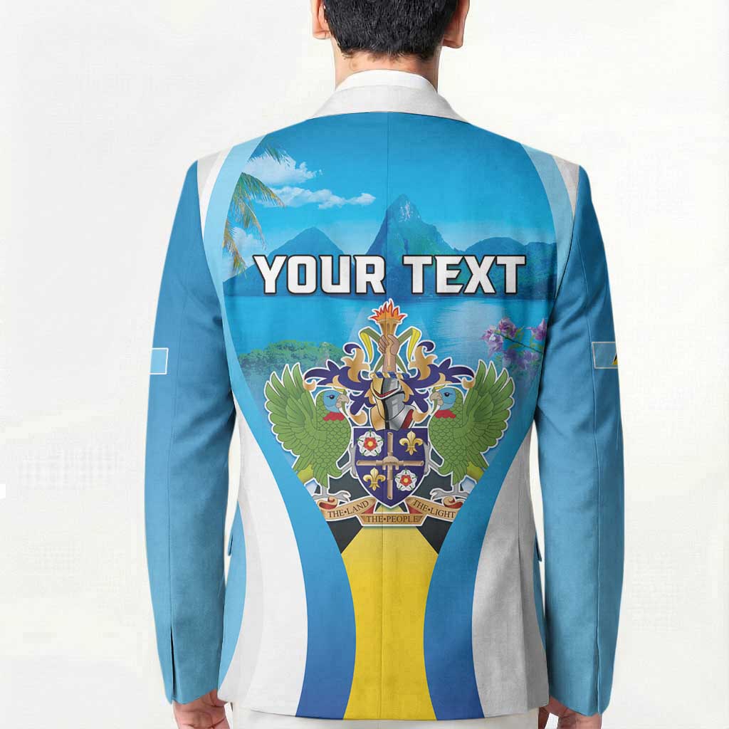 Personalized Saint Lucia 1979 Blazer Happy Independence Day