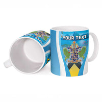 Personalized Saint Lucia 1979 Ceramic Mug Happy Independence Day