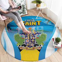 Saint Lucia 1979 Round Carpet Happy Independence Day