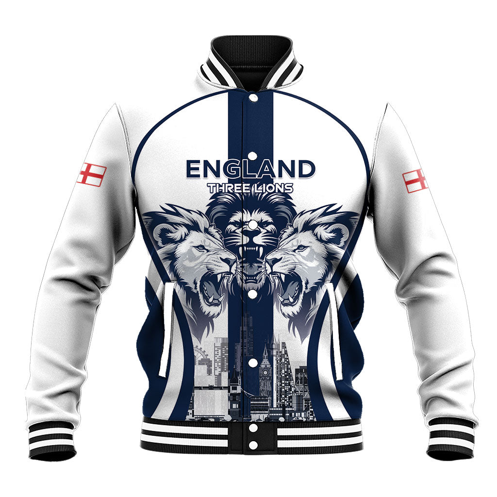 Custom England Football 2026 Baseball Jacket Three Lions Special Style