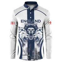 Custom England Football 2026 Button Sweatshirt Three Lions Special Style