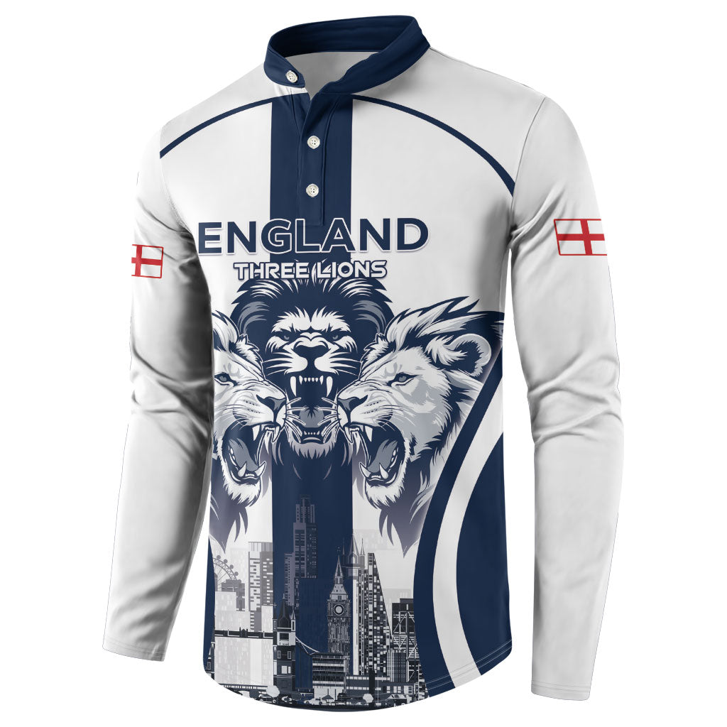Custom England Football 2026 Button Sweatshirt Three Lions Special Style