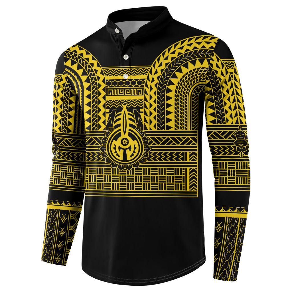 Philippines Filipinos Button Sweatshirt Igorot Tribal Pattern Black