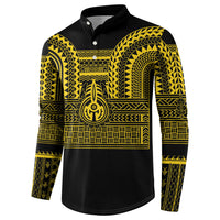 Philippines Filipinos Button Sweatshirt Igorot Tribal Pattern Black