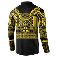 Philippines Filipinos Button Sweatshirt Igorot Tribal Pattern Black