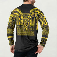 Philippines Filipinos Button Sweatshirt Igorot Tribal Pattern Black