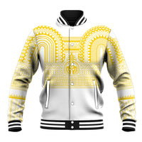 Philippines Filipinos Baseball Jacket Igorot Tribal Pattern White
