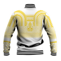 Philippines Filipinos Baseball Jacket Igorot Tribal Pattern White