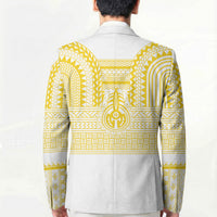 Philippines Filipinos Blazer Igorot Tribal Pattern White