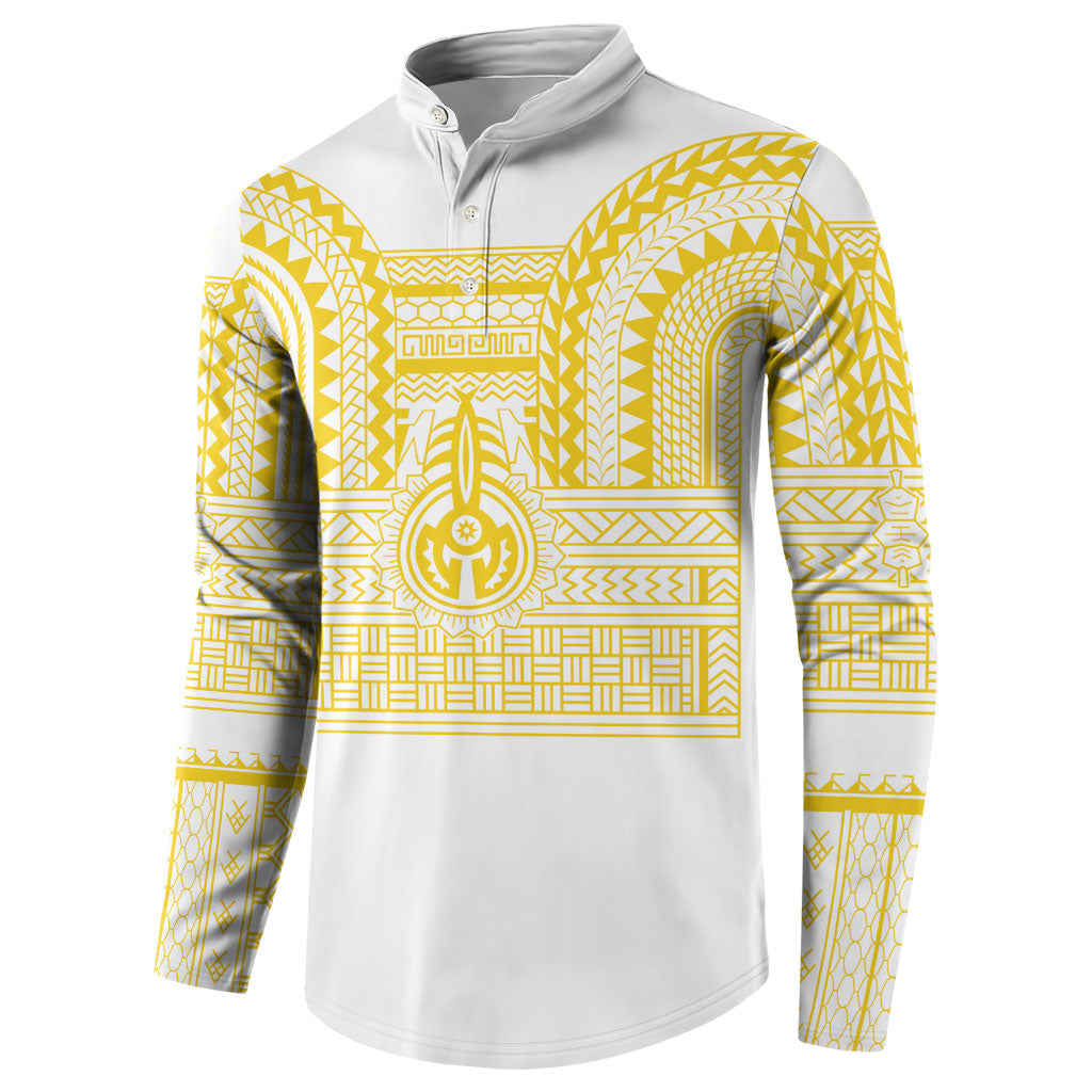 Philippines Filipinos Button Sweatshirt Igorot Tribal Pattern White