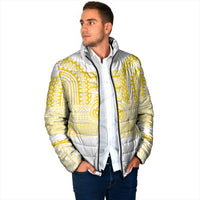 Philippines Filipinos Padded Jacket Igorot Tribal Pattern White