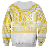 Philippines Filipinos Sweatshirt Igorot Tribal Pattern White