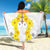 Enkutatash Ethiopia New Year Beach Blanket Tilet Pattern With Adey Abeba Flowers LT05 - Wonder Print Shop