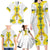 Enkutatash Ethiopia New Year Family Matching Long Sleeve Bodycon Dress and Hawaiian Shirt Tilet Pattern With Adey Abeba Flowers LT05 - Wonder Print Shop