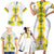 Enkutatash Ethiopia New Year Family Matching Short Sleeve Bodycon Dress and Hawaiian Shirt Tilet Pattern With Adey Abeba Flowers LT05 - Wonder Print Shop