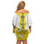 Enkutatash Ethiopia New Year Off Shoulder Short Dress Tilet Pattern With Adey Abeba Flowers