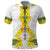 Enkutatash Ethiopia New Year Polo Shirt Tilet Pattern With Adey Abeba Flowers LT05 - Wonder Print Shop