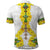 Enkutatash Ethiopia New Year Polo Shirt Tilet Pattern With Adey Abeba Flowers LT05 - Wonder Print Shop