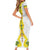 Enkutatash Ethiopia New Year Short Sleeve Bodycon Dress Tilet Pattern With Adey Abeba Flowers