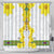 Enkutatash Ethiopia New Year Shower Curtain Tilet Pattern With Adey Abeba Flowers