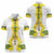 Enkutatash Ethiopia New Year Women Polo Shirt Tilet Pattern With Adey Abeba Flowers