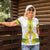 Enkutatash Ethiopia New Year Women Polo Shirt Tilet Pattern With Adey Abeba Flowers