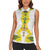 Enkutatash Ethiopia New Year Women Sleeveless Polo Shirt Tilet Pattern With Adey Abeba Flowers