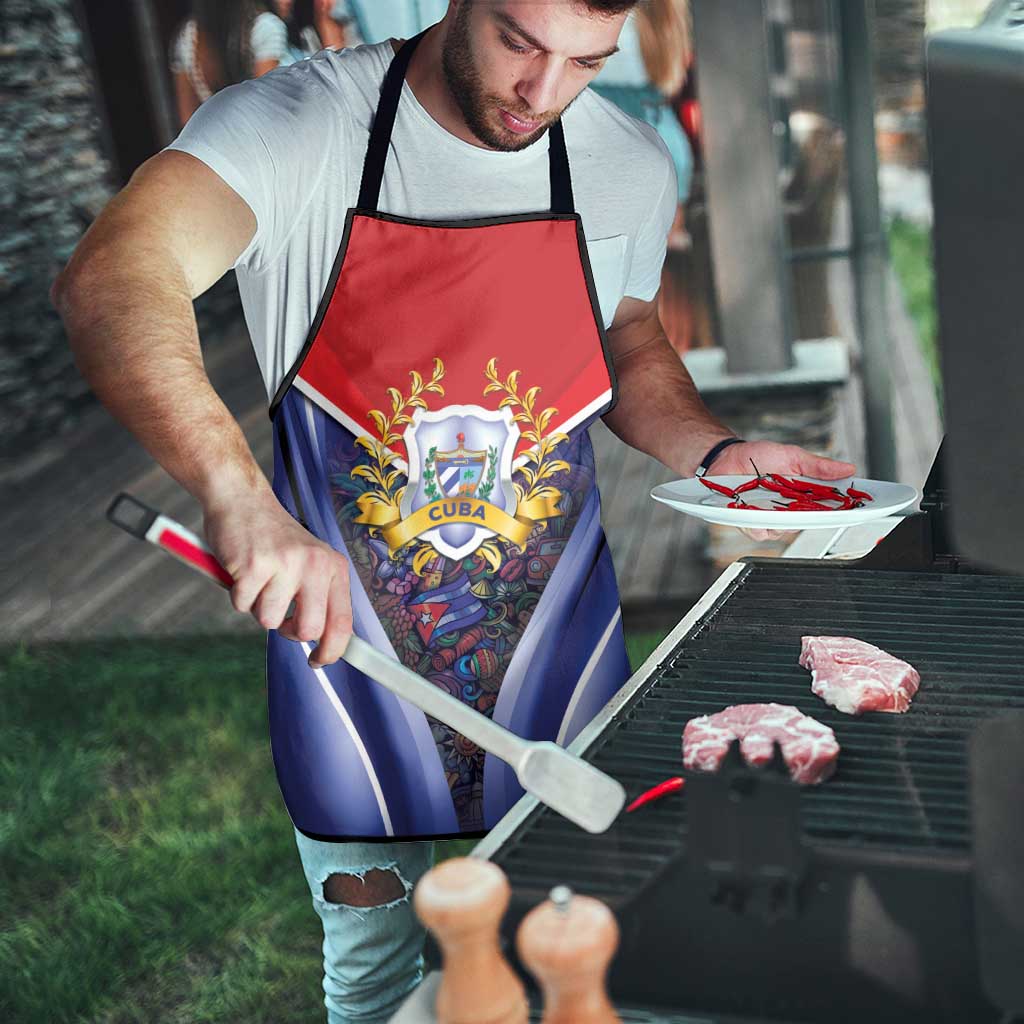 Cuba Apron 123 Years Of Independence - Wonder Print Shop